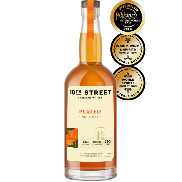 10th Street Distillers Cut, Peated Single Malt