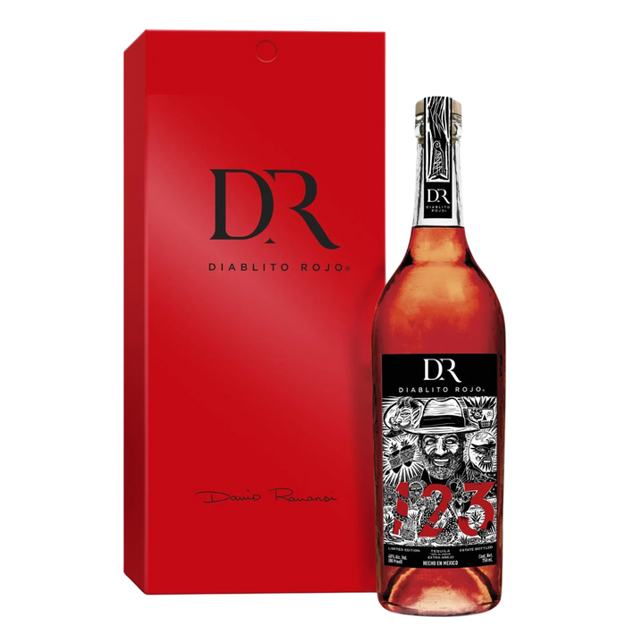 123 Organic Diablito Rojo Extra Anejo Limited Edition Tequila 750ml