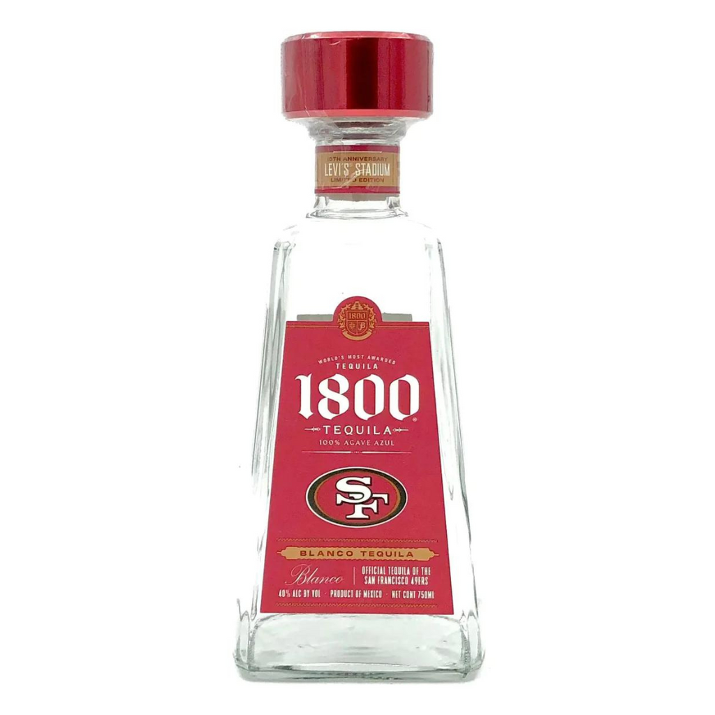 1800 Blanco Tequila 49ers Limited Edition — Don's Liquors & Wine