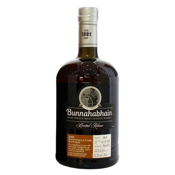 Bunnahabhain 2008 Manzanilla Cask Limited Release Scotch Whisky 11 Years
