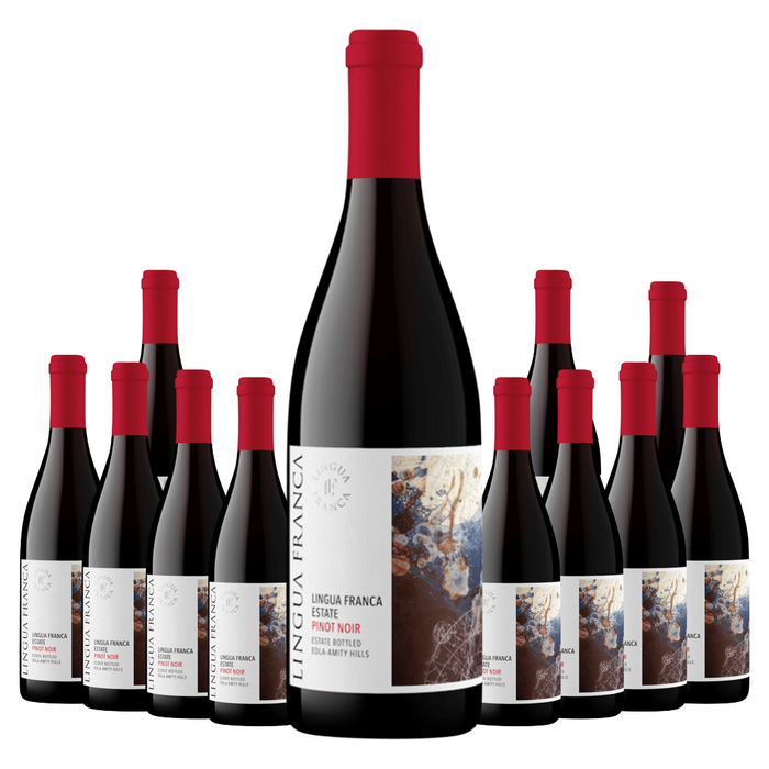 2021 Lingua Franca Pinot Noir Estate Eola Amity Hills 12 Bottle Case