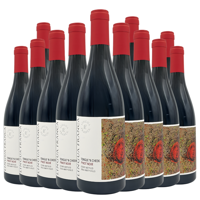 2021 Lingua Franca Pinot Noir Tongue 'n Cheek Eola Amity Hills 750ml 12 Bottle Case - Free Shipping