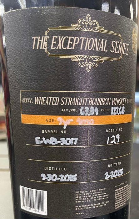 Rare Character Exceptional Series E-WB Wheated Bourbon