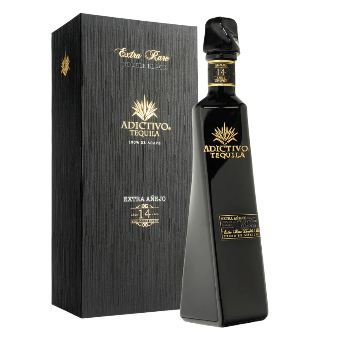Adictivo 14 Year Extra Anejo Double Black Tequila 750ml - Tequila