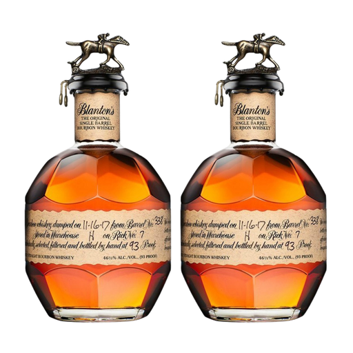 Blanton's Original Single Barrel Bourbon 750ml 2 Bottle Combo