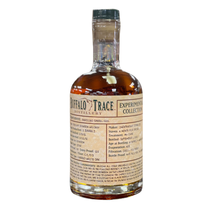 Buffalo Trace Experimental Collection Whiskey #4 Char 8 Year 90 Proof 375ml