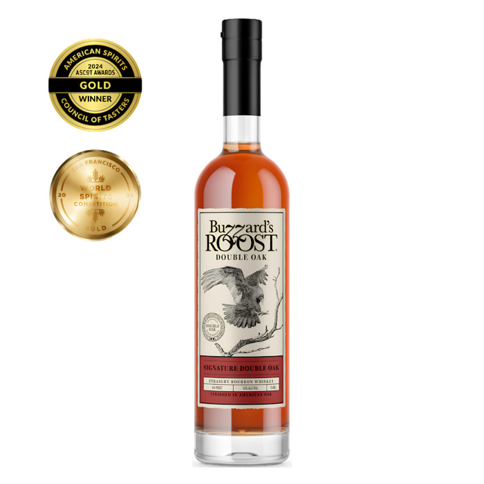 Buzzard's Roost Signature Double Oak Bourbon Whiskey 750ml
