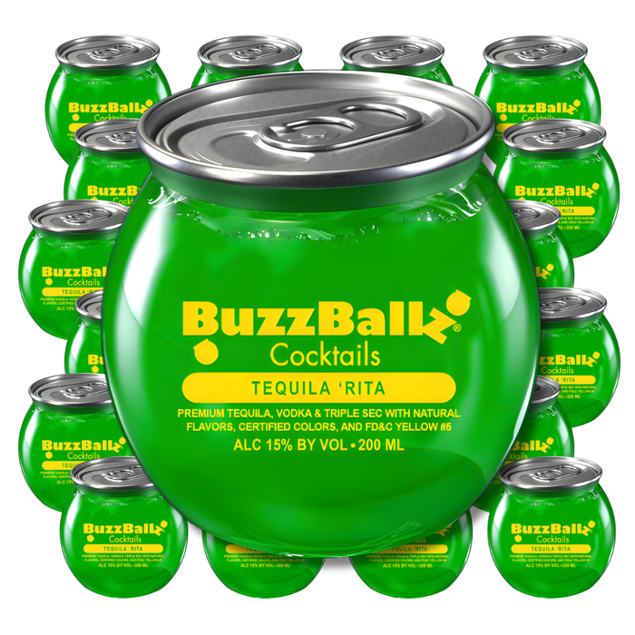 Buzzballz Tequila 'Rita 200ml 24 Bottle Case - Free Shipping