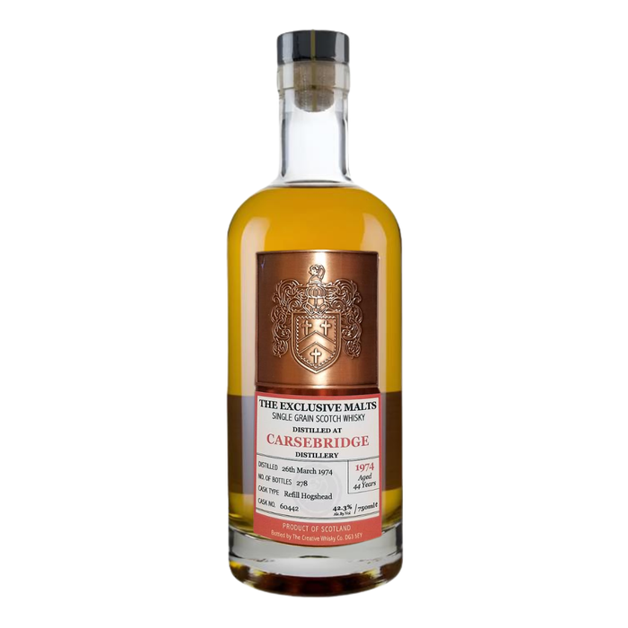 Carsebridge 44 Year 1974 Single Grain Scotch Whisky 750ml