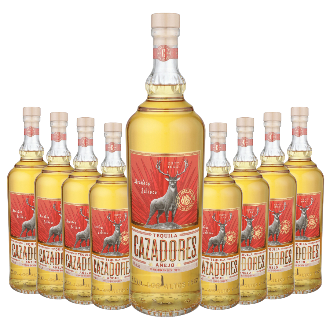 Cazadores Tequila Anejo 1L 9 Bottle Case Tequila Dons Liquors