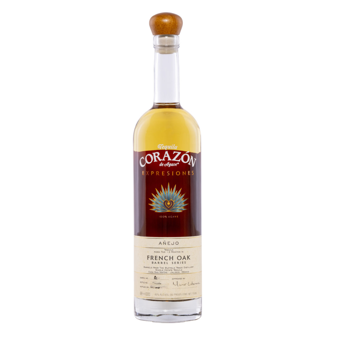 Corazon Expresiones French Oak Anejo Tequila 750ml - Tequila