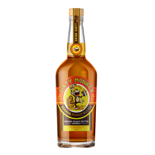 Dirty Monkey Banana Peanut Butter Whiskey 750ml