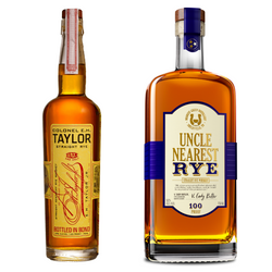 E.H. Taylor Straight Rye + Uncle Nearest Straight Rye 2 Bottle Combo