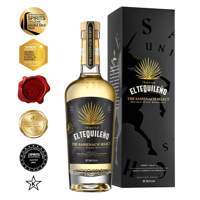El Tequileno Sassenach Double Wood Reposado Tequila 750ml