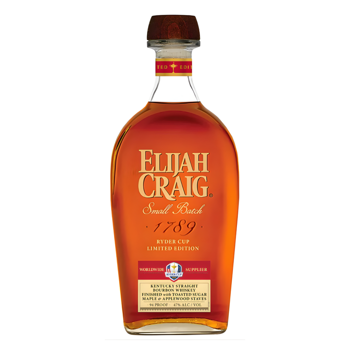 Elijah Craig Ryder Cup 2025 Kentucky Straight Bourbon Whiskey 750ml