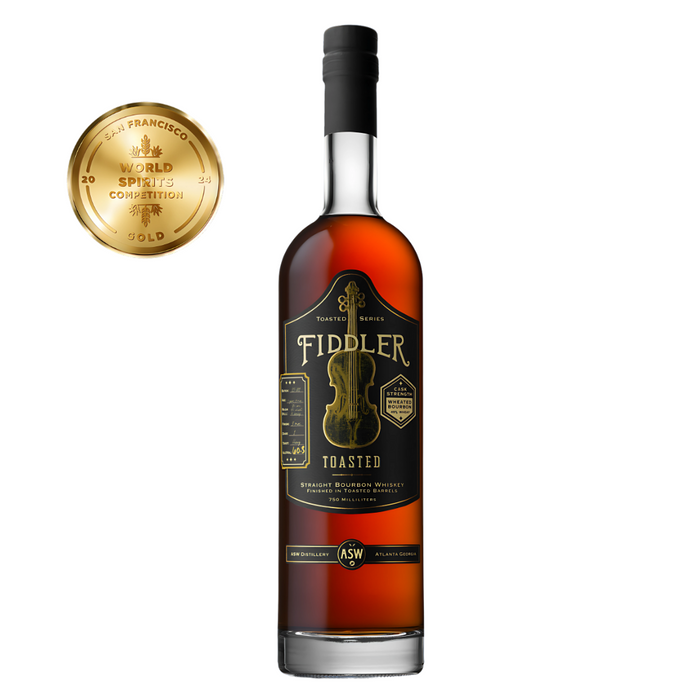 Fiddler Toasted Cask Strength Wheated Bourbon Whiskey 750ml