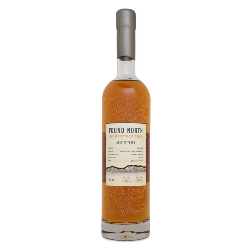 Found North 17 Year Old Cask Strength Rye Whisky Batch 003