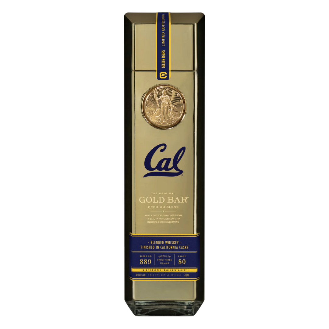Gold Bar Cal Bears UC Berkeley Limited Edition Whiskey 750ml