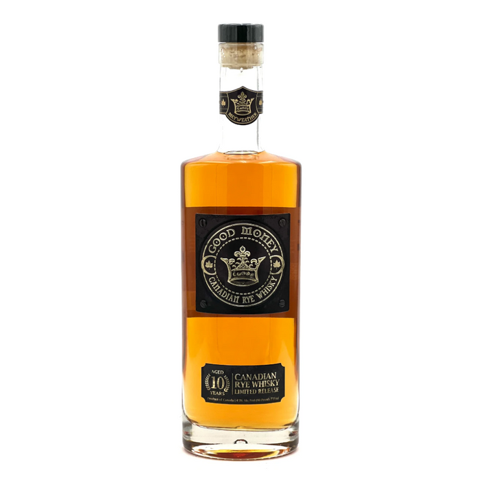 Good Money Canadian Rye Whisky 10 Year Limited Release 750ml