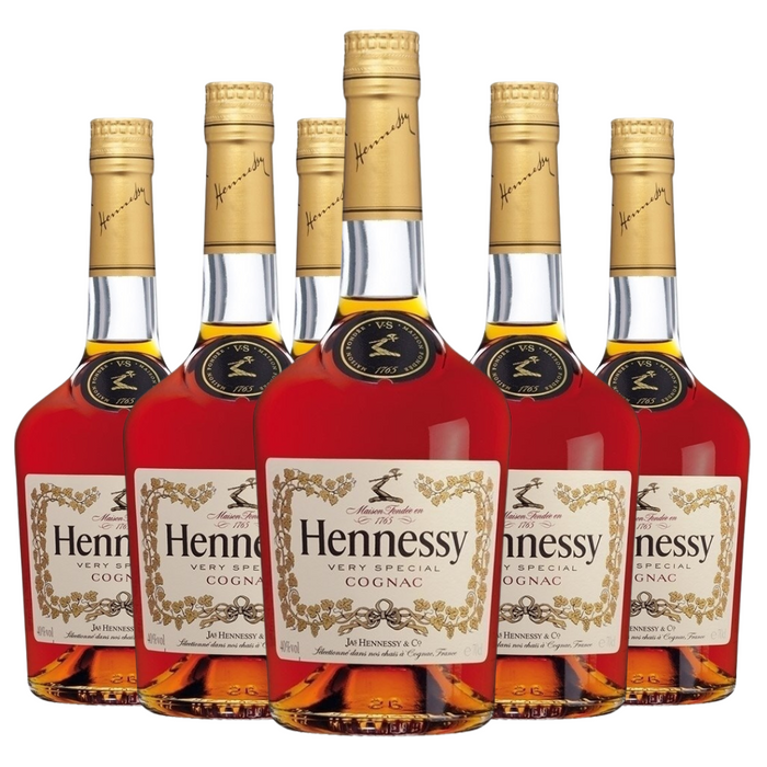 Hennessy V.S Cognac 750ml 6 Bottle Case