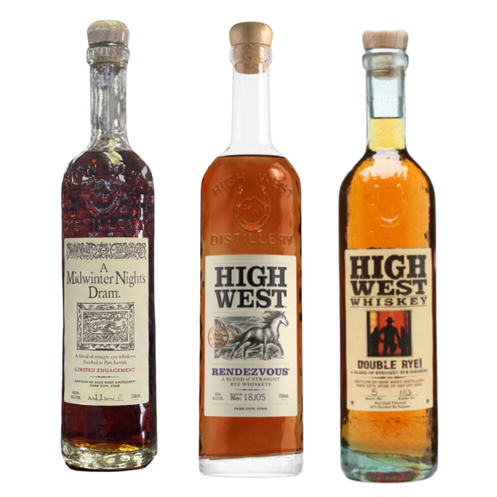 High West Midwinter Night's Dram Rye 3 Bottle Combo
