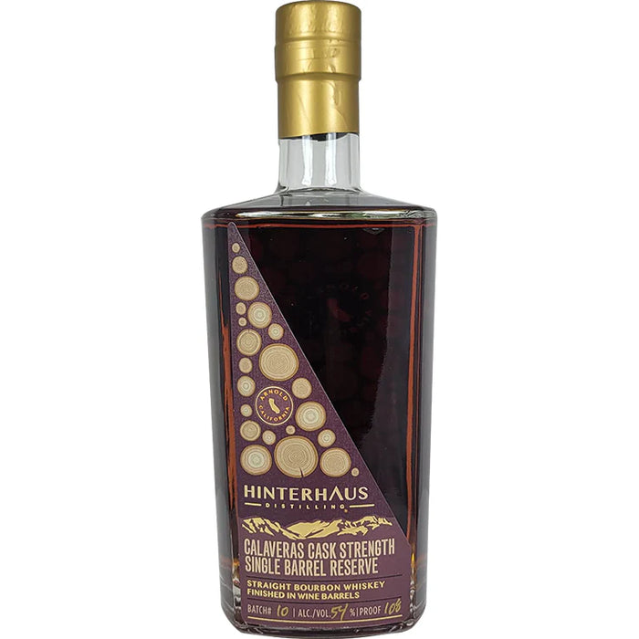 Hinterhaus Calaveras Cask Strength Single Barrel Reserve - 121 Proof