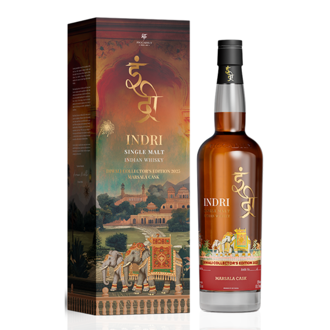 Indri Diwali 2025 Single Malt Indian Whisky 750ml - Whiskey - Dons
