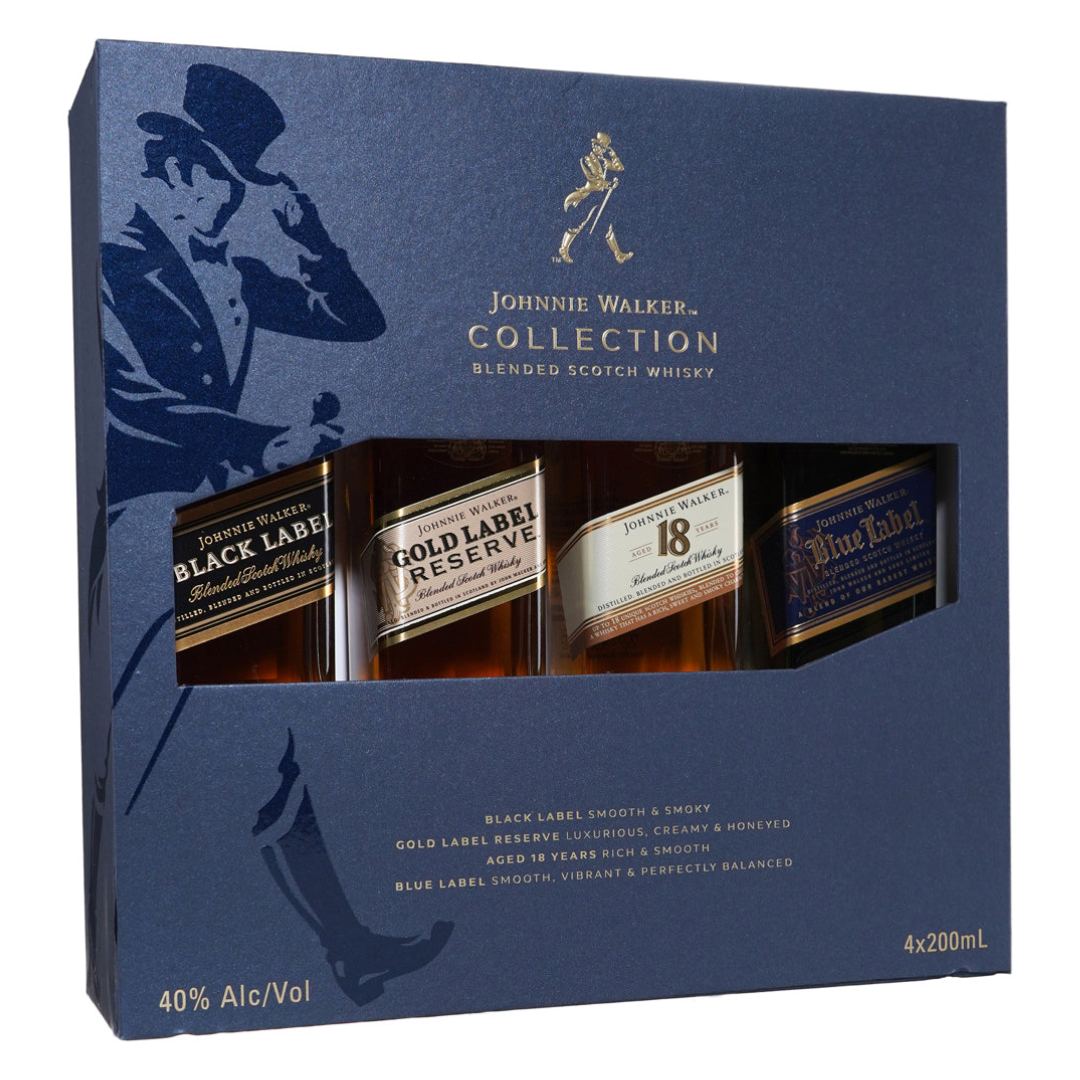 Johnnie Walker Collection Sampler Box Whiskey 200ml - Whiskey