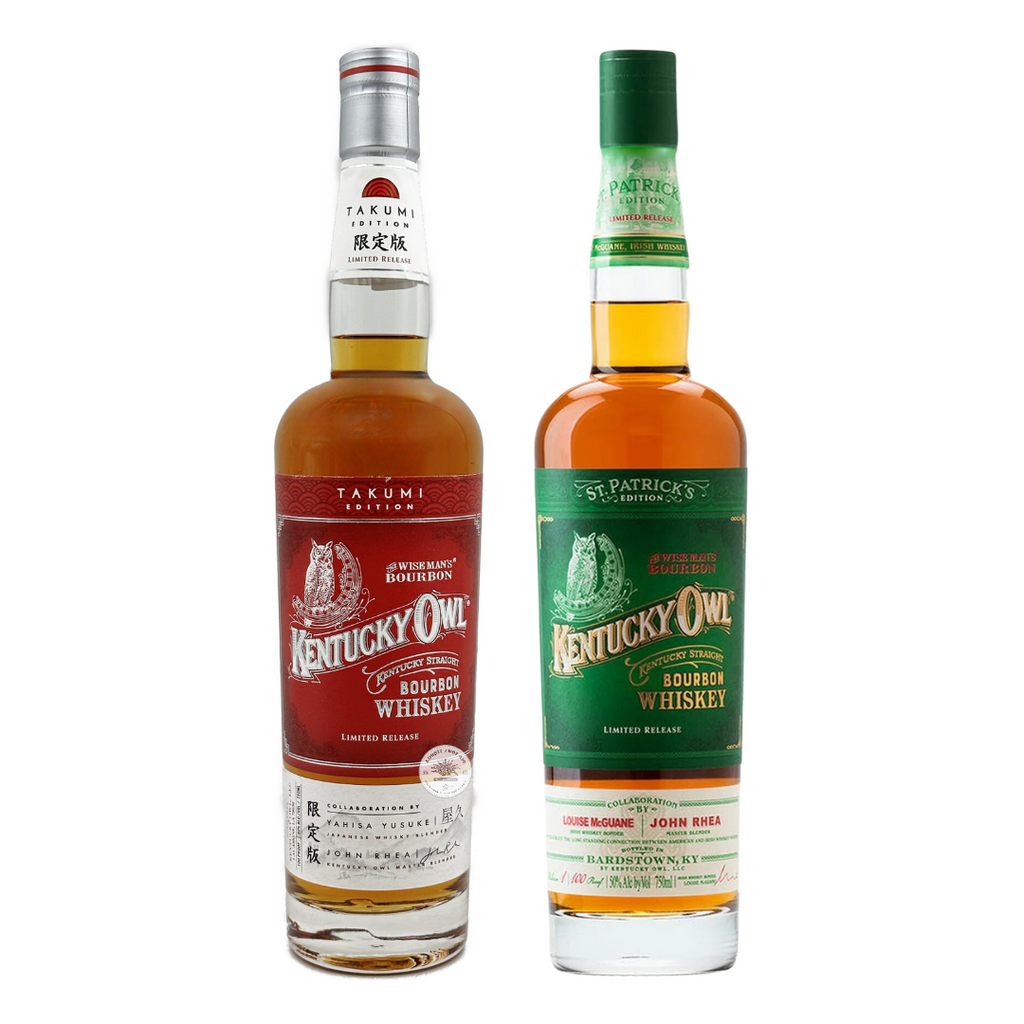 Kentucky Owl Bourbon Takumi & St. Patrick's Edition 750ml 2 Bottle