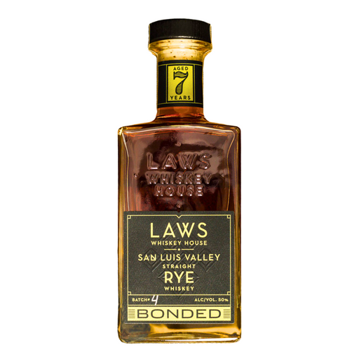 Laws Whiskey House San Luis Valley Straight Bonded 7 Year Rye Whiskey