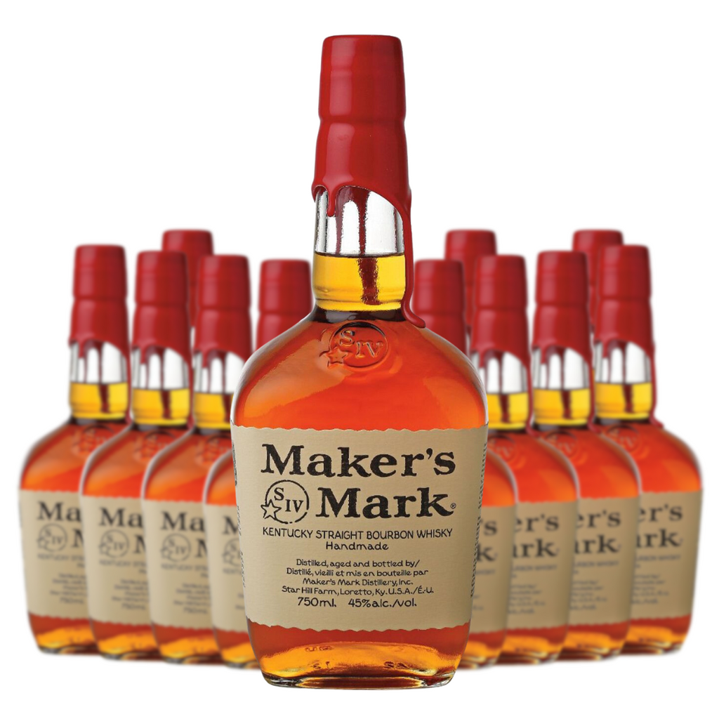 Maker\'s Mark Bourbon Don\'s & 12 - — Wine Whisky Wine Dons & Bottle Liquors Case Whiskey - Liquors