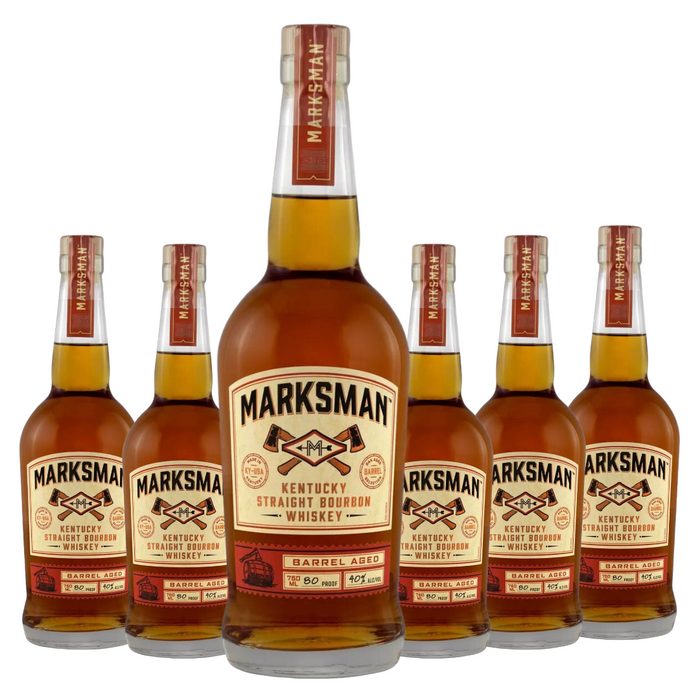 Marksman Kentucky Straight Bourbon Whiskey 6 Bottle Case