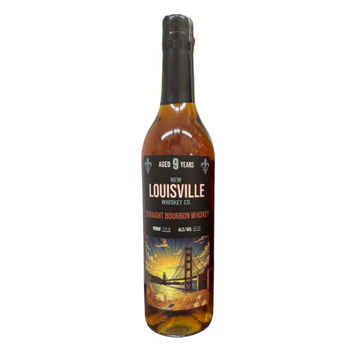 New Louisville 9 Year "Gold Rush" Bourbon Whiskey 750ml