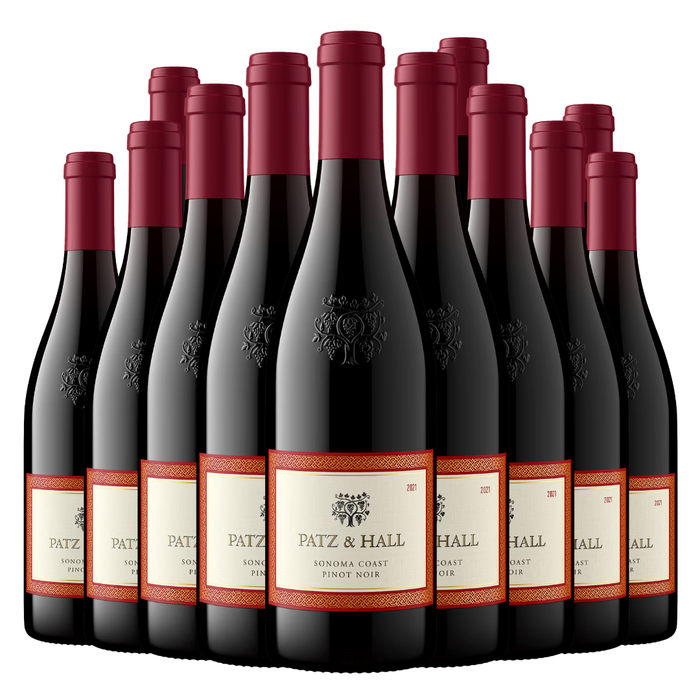 Patz & Hall 2021 Sonoma Coast Pinot Noir 750ml 12 Bottle Combo - Free Shipping