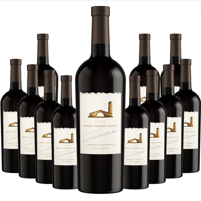 Robert Mondavi Winery Cabernet Sauvignon Napa Valley 2021 12 Bottle Case