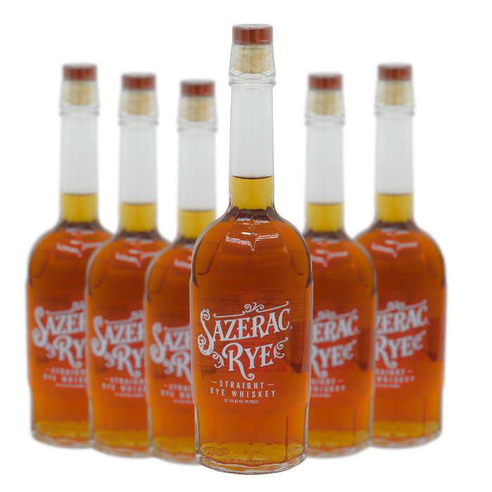 Sazerac Rye Whiskey 6 Bottle Case
