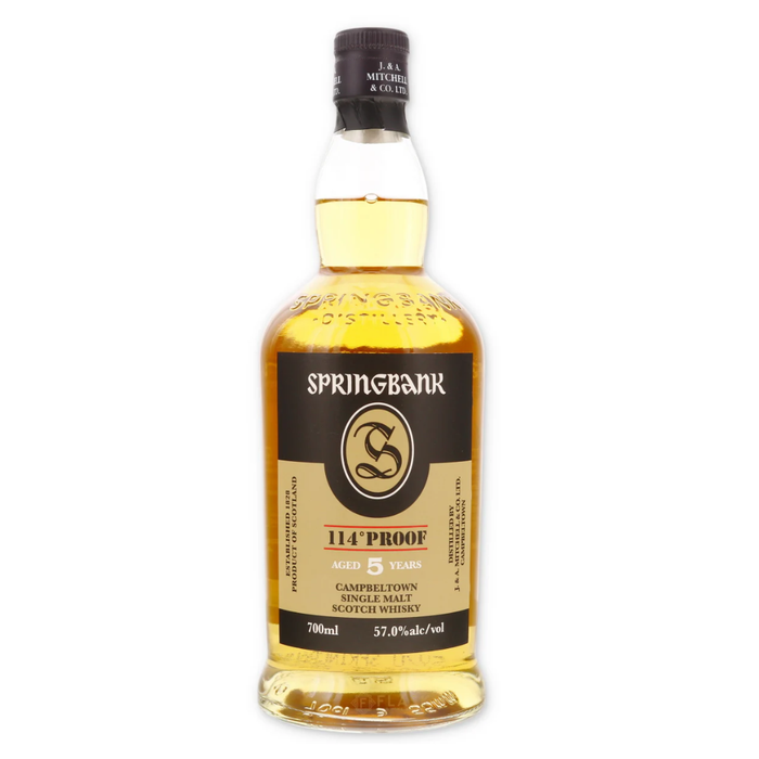 Springbank 5 Year Single Malt Scotch Whisky 114 Proof 700ml