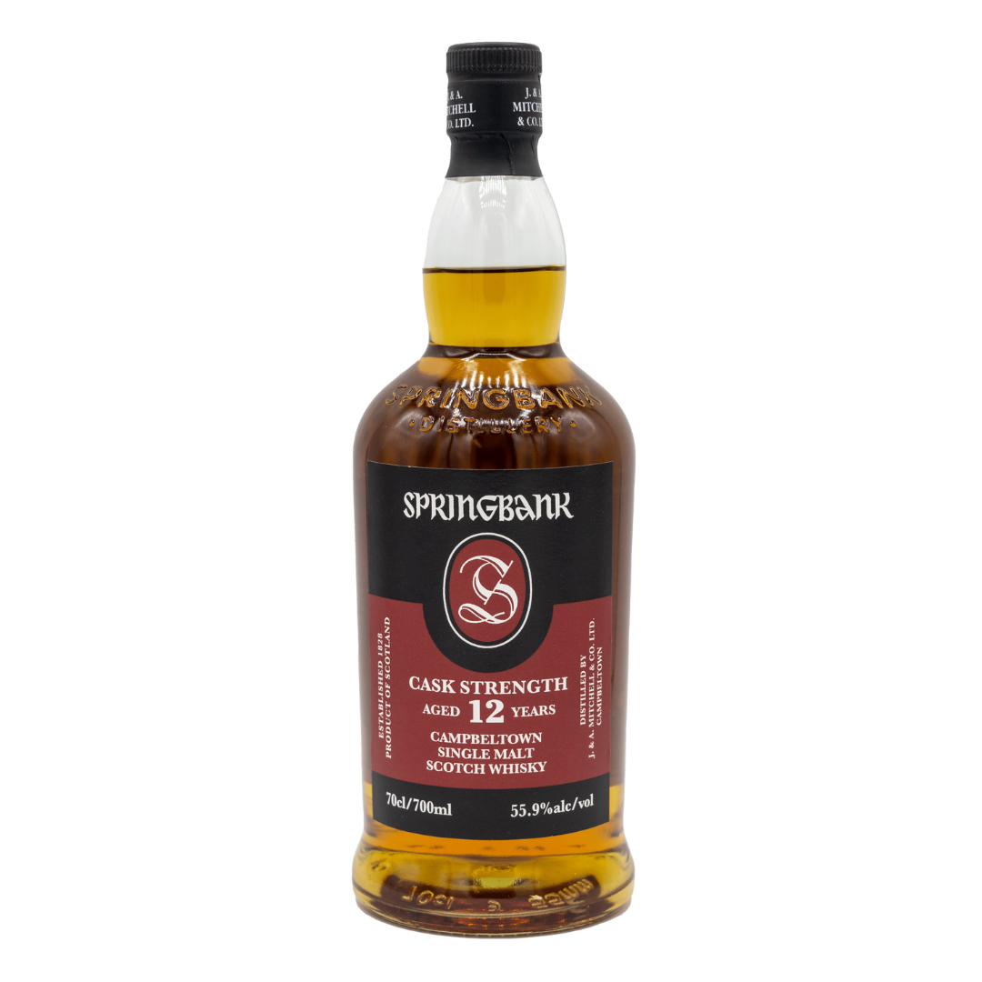 ウイスキー SPRINGBANK CASK STRENGTH 12 YEARS 700ml springbank-12-year-old-cask-