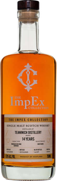 The ImpEx Collection 2010 14 yo Teaninich Margaux Red Wine Barrique #721395 Whiskey in the Park