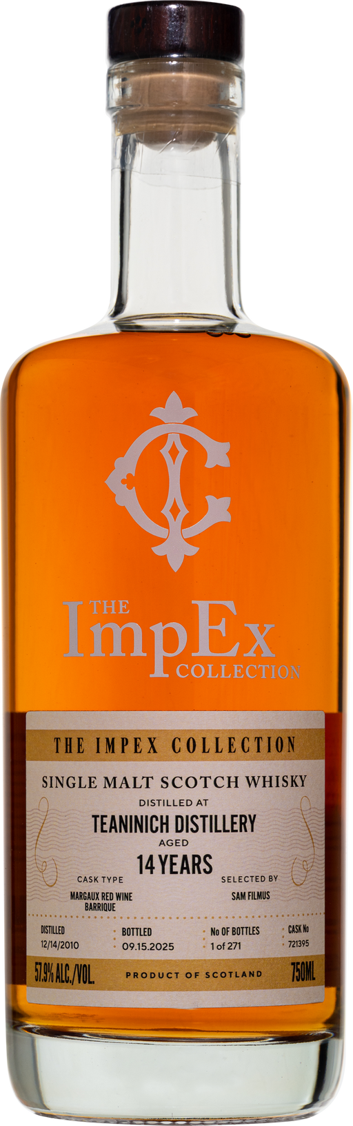 The ImpEx Collection 2010 14 yo Teaninich Margaux Red Wine Barrique #721395 Whiskey in the Park