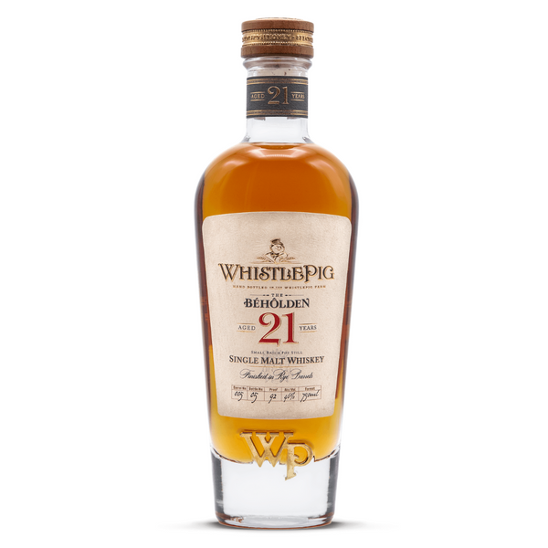 Whistlepig The Beholden 21-Year Single Malt Whiskey