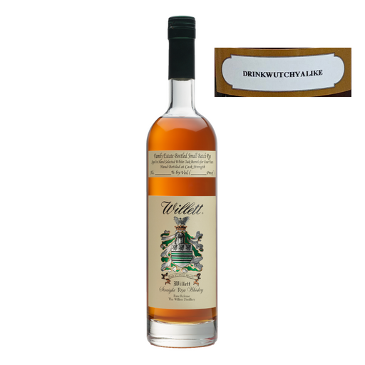 Willett Family Estate 8 Year Rye Barrel #2327 "drinkwutchyalike" 750ml