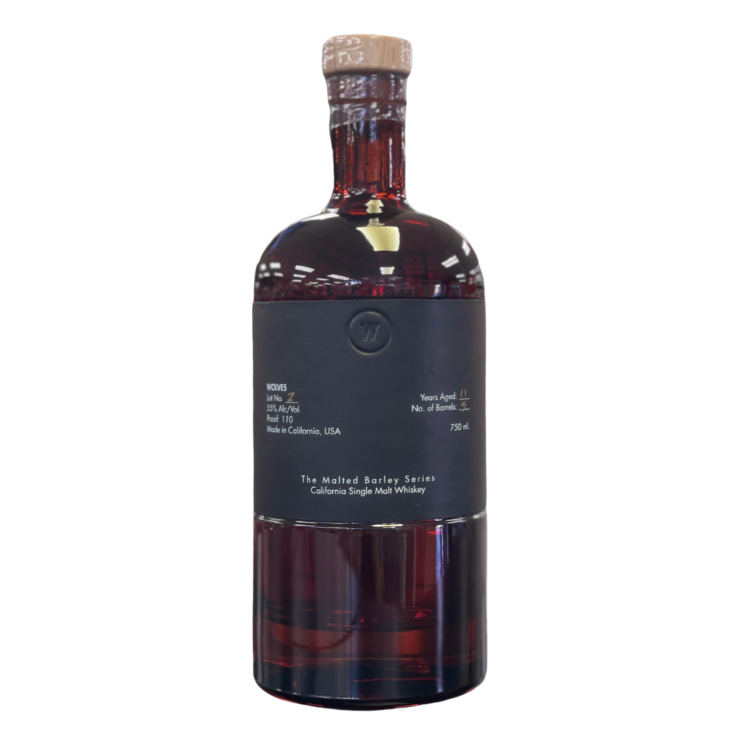 Wolves 11 Yr Malted Barley Series Single Malt Whiskey Lot #2 - Whiskey ...