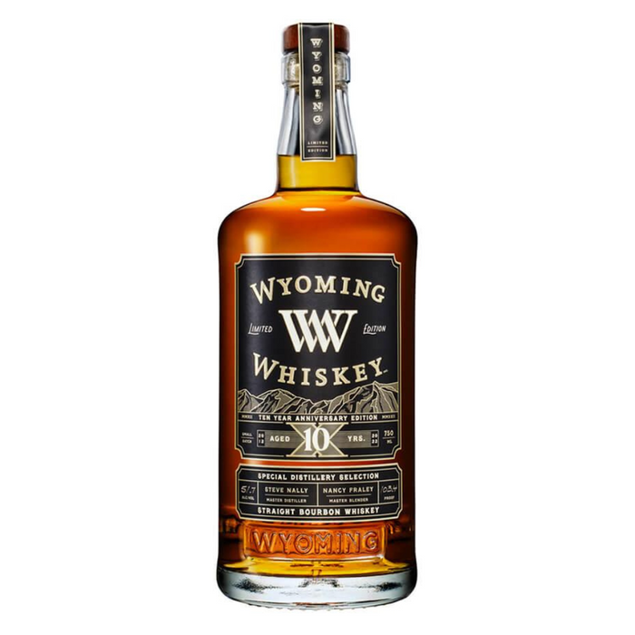 Wyoming Whiskey 10 Year Anniversery 10 Year Straight Bourbon Whiskey