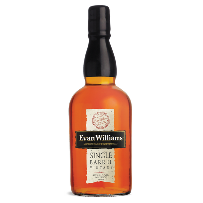 Evan Williams Kentucky Straight Single Barrel Vintage Bourbon Whiskey 750ml