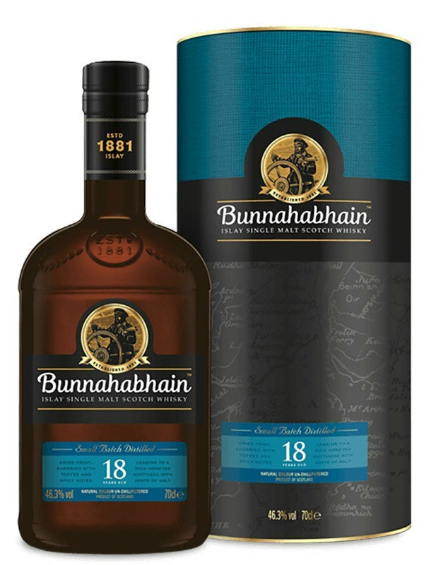 Bunnahabhain 18 Year Old Scotch Whisky