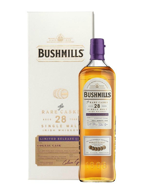 Bushmills The Rare Casks Limited Release No1, 28 Year Old Irish Whisky