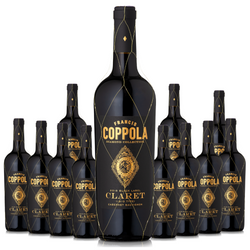 Francis Coppola Diamond Collection Dfw Delicato Claret 12 Bottle Case