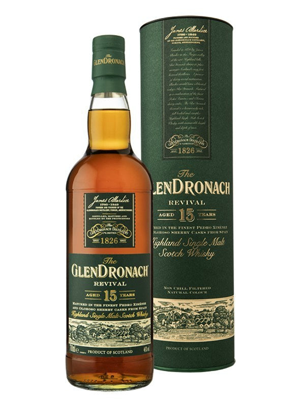 GlenDronach Revival 15 Year Old Scotch Whisky - Scotch - Don's Liquors & Wine - Don's Liquors & Wine