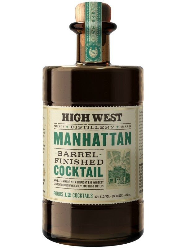 High West Manhattan Barrel Finished Cocktail